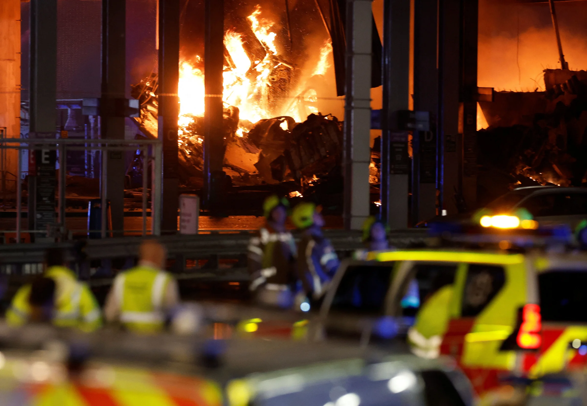 Massive Fire at London Luton Airport Forces Flight Cancellations